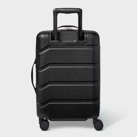 Hardside Carry On Spinner Suitcase with Front Pocket - Open Story&trade; image {2}