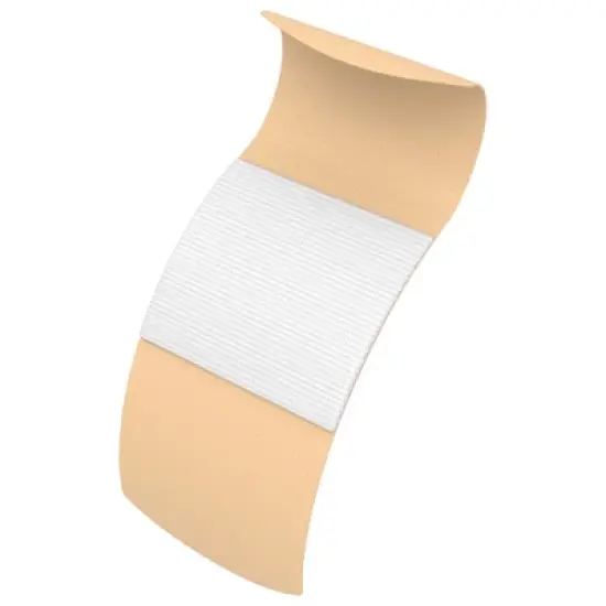 Dynarex Sheer Plastic Adhesive Bandage Sterile 1 x 3" 2400 per Case image {1}