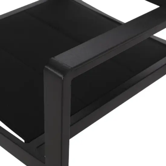 Christopher Knight Home 2pc Wilbur Mesh and Aluminum Outdoor Dining Chairs  Black image {9}