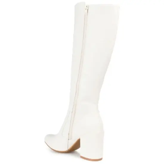 Journee Collection Womens Tavia Tru Comfort Foam Block Heel Knee High Boots image {6}