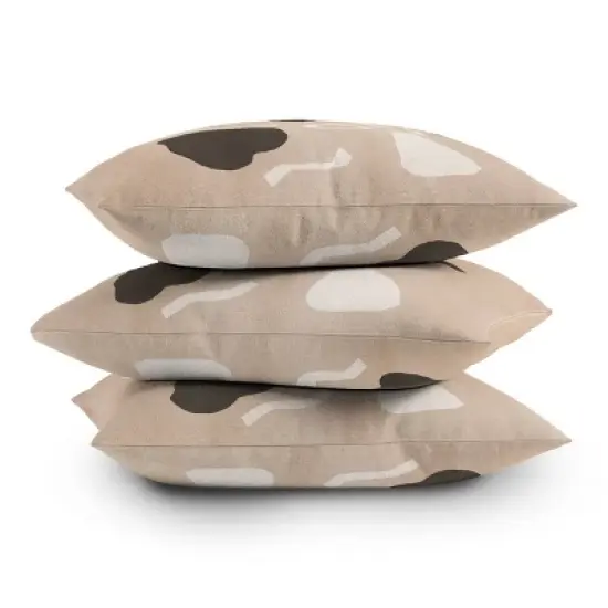 16"x16" Deny Designs Cortney Herron Abstract Outdoor Throw Pillow: Polyester Fill, Plain Weave, All Ages, Sewn Seam Closure image {3}