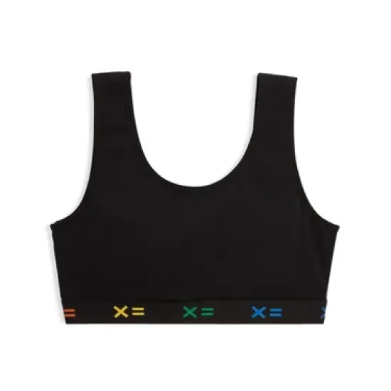 TomboyX Essentials Soft Bra, Cotton Scoop-Neck Wireless image {10}