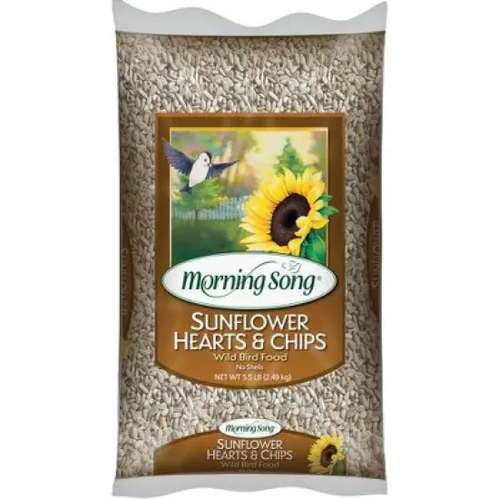 Morning Song 5.5 Lb. Sunflower Hearts & Chips Wild Bird Seed image {1}