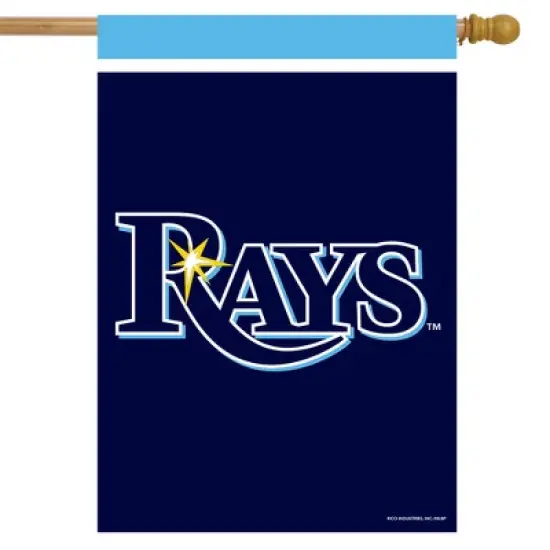 Briarwood Lane Tampa Bay Rays House Flag MLB Licensed 28" x 40" image {1}