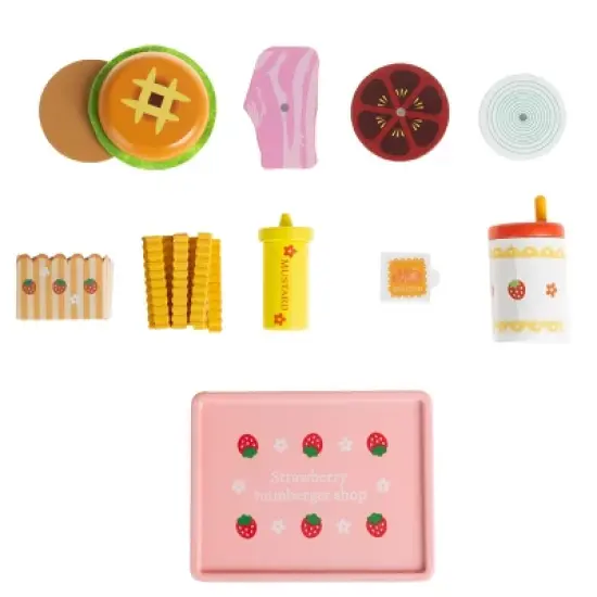 Toy Time Kid's Fast Food Cheeseburger Meal Playset image {2}