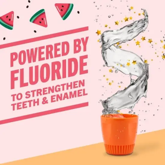 TheraBreath Kids Mouthwash with Fluoride - Wacky Watermelon - 10 fl oz image {4}