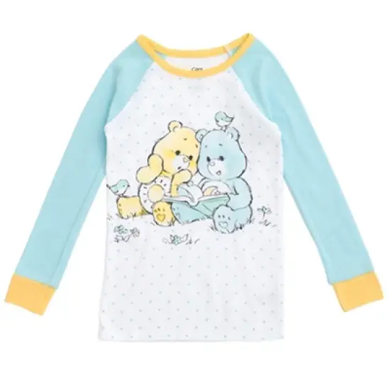 Care Bears Bedtime Bear Funshine Bear Pajama Shirt and Pants Sleep Set Newborn to Toddler image {2}