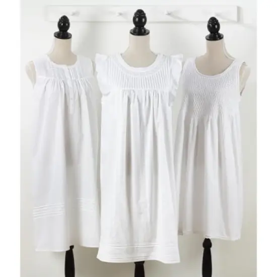 Saro Lifestyle Soft Embroidered Nightgown image {2}