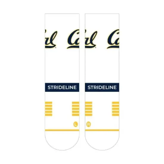 NCAA Cal Golden Bears Premium Knit Crew Socks - White image {1}
