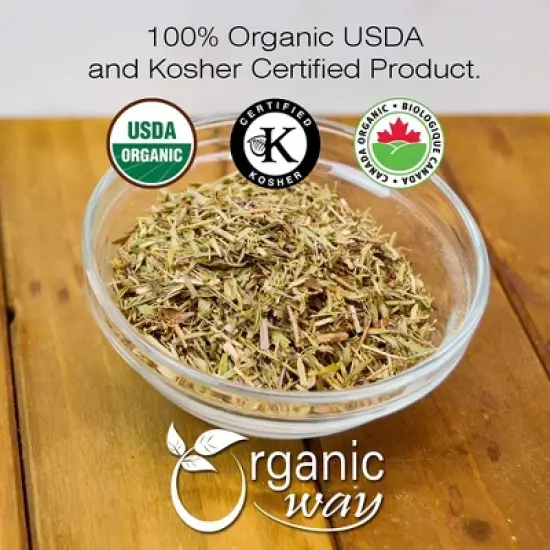 Organic Stevia Leaf Cut & Sifted 4 Oz image {1}