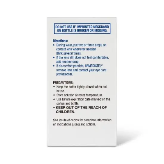 Lubricating and Rewetting Eye Drops .27oz - up&up&trade; image {5}