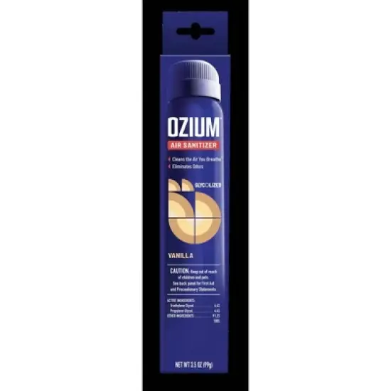 OZIUM 3.5oz Vanilla &nbsp;Air Sanitizer Spray image {8}
