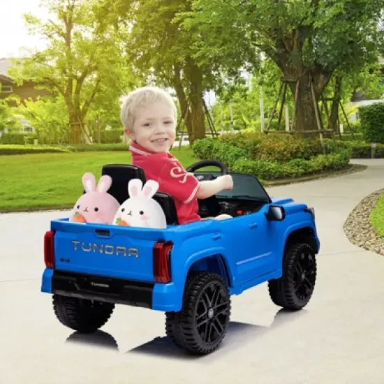Acekool 12V Licensed Toyota Ride-On Truck with Remote, Music, LED Lights & Suspension image {5}