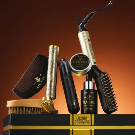 Fathers Day Gifts LoveryMen Beard Grooming Kit - 15pc Luxury Beard Care image {6}