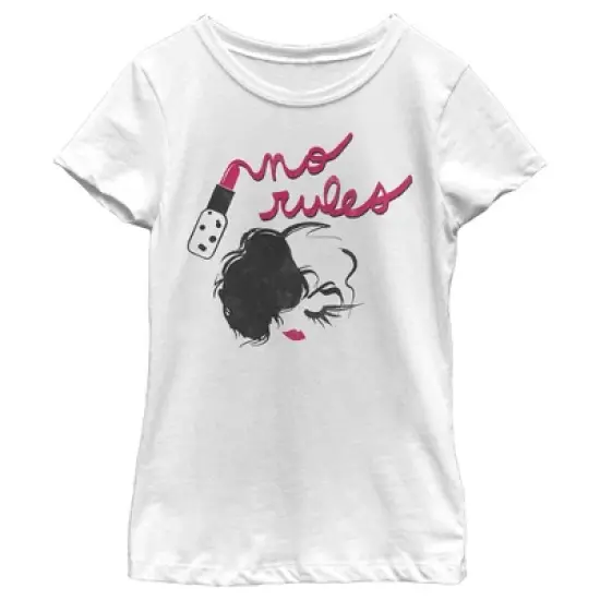 Girl's Cruella No Rules Fashion Sketch T-Shirt image {4}