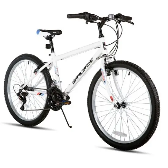 BAMCBASE 24" 26" Mountain Bike, 18 Speeds High-Carbon Steel Frame, Sport Cycling MTB Bicycle for Adult image {9}