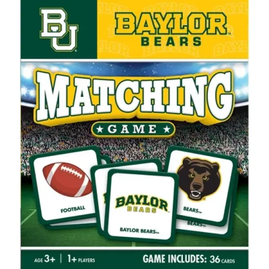 MasterPieces Officially Licensed NCAA Baylor Bears Matching Game for Kids and Families image {1}