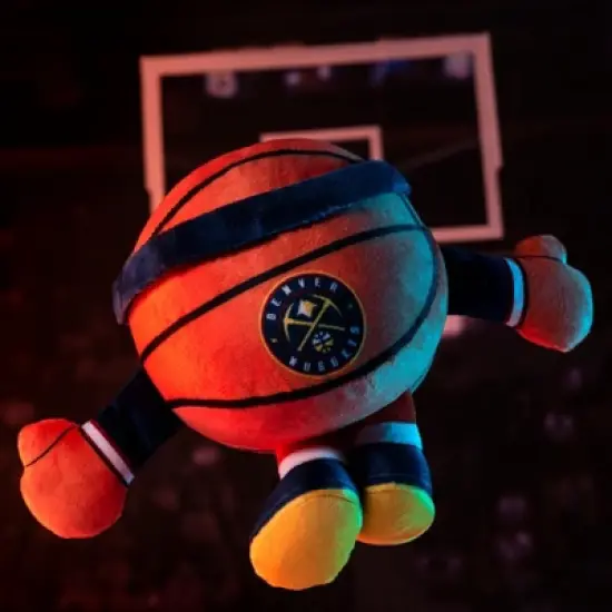 Bleacher Creatures Denver Nuggets 8" Kuricha Basketball Sitting Plush image {5}