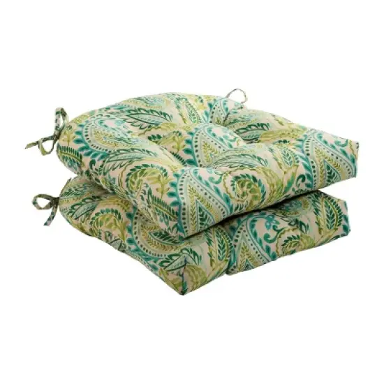 Rolston 2pc Indoor/Outdoor Tufted Seat Cushion Set - Haven Way image {17}