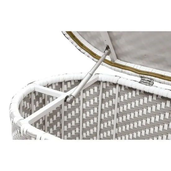 3pc Willa Aluminum & Wicker Patio Conversation Set - miBasics
 image {6}