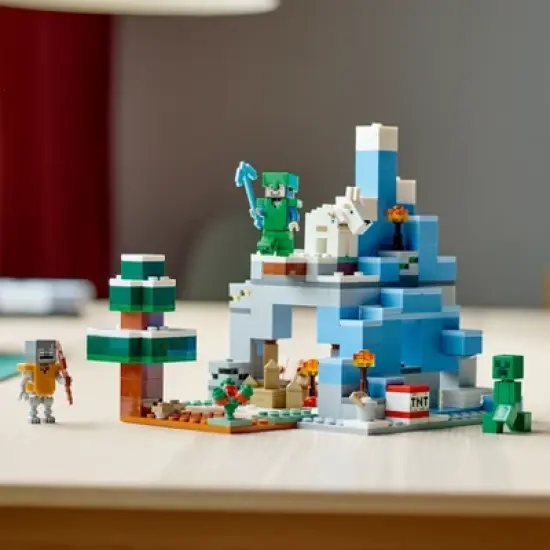 LEGO Minecraft The Frozen Peaks Cave Mountain Set 21243 image {5}
