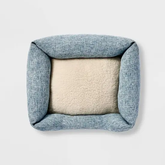 Cuddler Dog Bed - S - Blue - Boots & Barkley&trade; image {1}