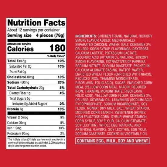 Mini Corn Dogs Frozen - 32oz - Market Pantry&trade; image {3}