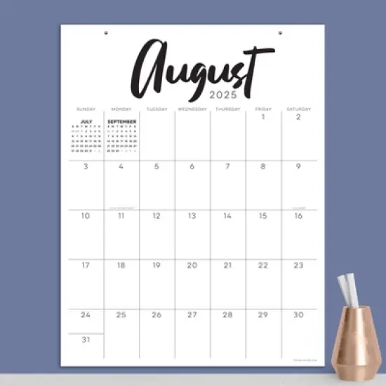 TF Publishing July 2025 - June 2026 Large Art Poster Wall Calendar image {1}