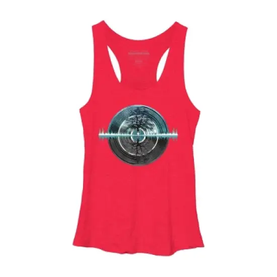 Women's Design By Humans Returning To Silence By Maryedenoa Racerback Tank Top image {9}