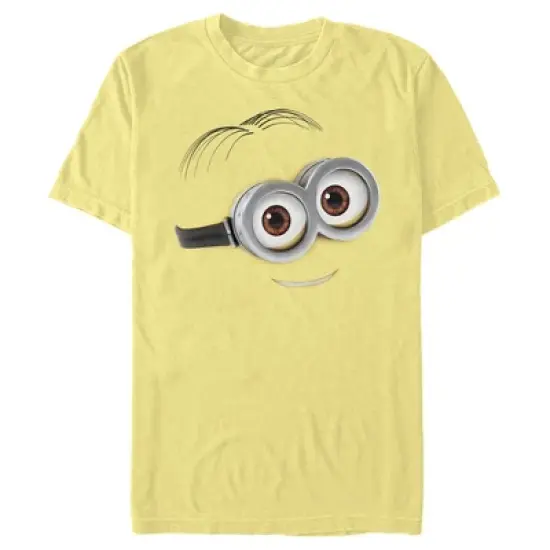 Men's Despicable Me Minions Dave Sweet Smile Big Face T-Shirt image {2}