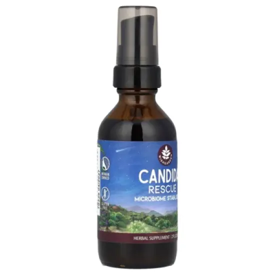 WishGarden Herbs Candida Rescue, Microbiome Stabilizer, 2 fl oz (59 ml) image {3}