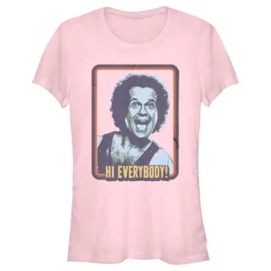 Junior's Richard Simmons Hi Everybody T-Shirt image {3}