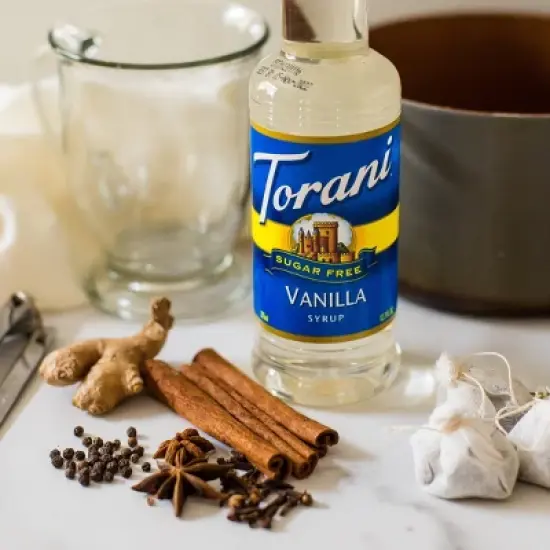 Torani Sugar Free Vanilla Syrup - 1500ml/4ct image {1}