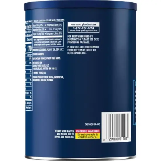 Planters Deluxe Whole Cashews - Lightly Salted 18.25oz image {3}