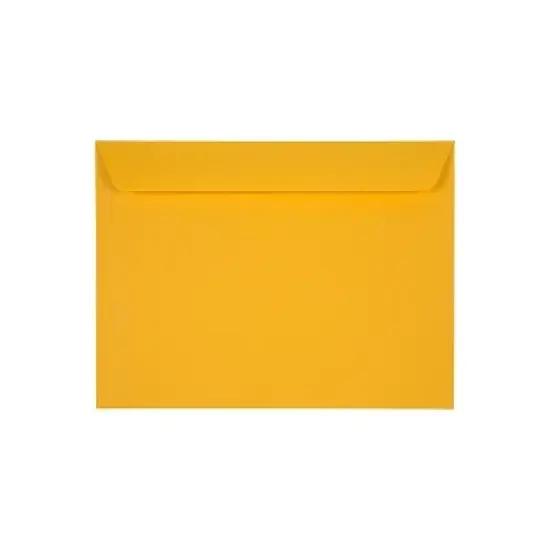 JAM Paper Booklet Envelope 9" x 12" Sunflower Yellow 50/Pack (372317017I) image {1}