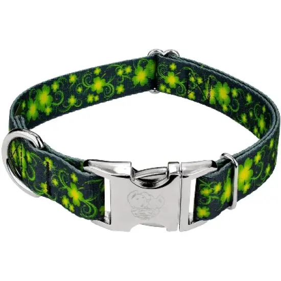 Country Brook Petz Premium Clovers In The Wind Dog Collar image {6}