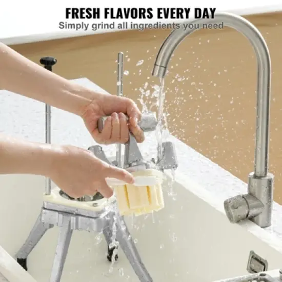 VEVOR Commercial Vegetable Fruit Chopper 3/8&Prime; Blade Heavy Duty Professional Food Dicer Kattex French Fry Cutter Onion Slicer Stainless Steel image {5}