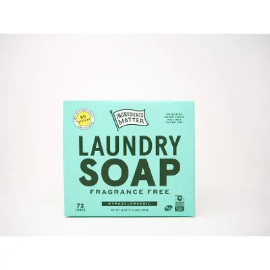 Ingredients Matter Fragrance Free Laundry Soap Powder - 36oz image {2}