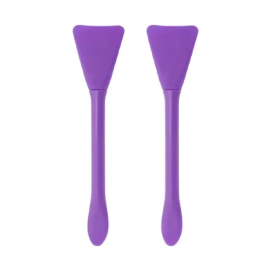 Unique Bargains Multifunctional Facial Mask Brush 2 Pcs image {8}