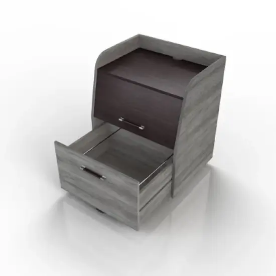 Brionie Letter File Cabinet Vintage Gray Oak - miBasics image {7}