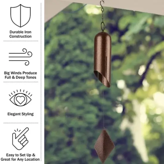 27in Deep Tone Wind Chimes, Bronze image {4}