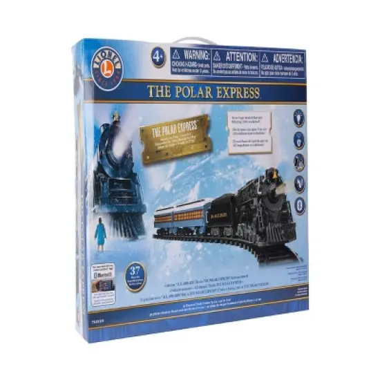 Lionel The Polar Express RTP Train Set with Bluetooth: Toy Vehicle Playset, Battery Operated, 37 Pieces, Plastic image {8}