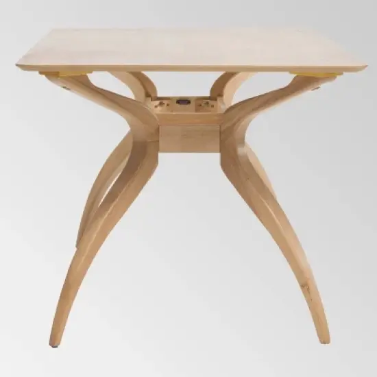 Salli Rectangular Dining Table - Natural Oak - Christopher Knight Home image {5}