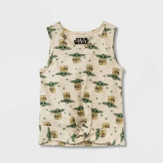 Toddler Girls' 4pc Star Wars Top and Bottom Set - Beige image {3}