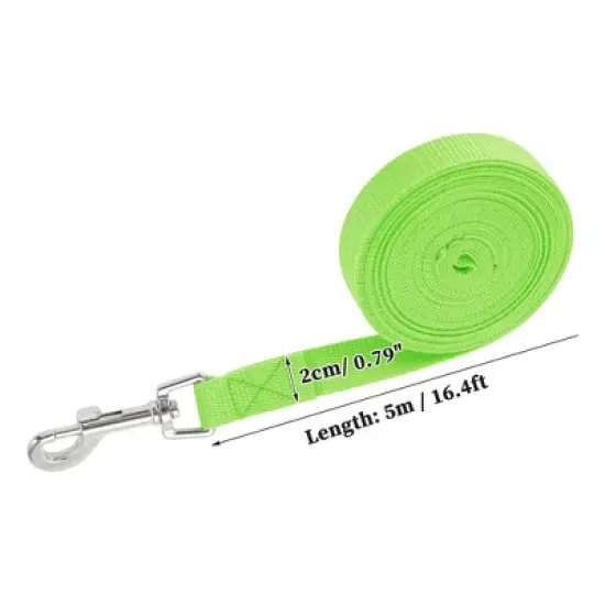 Unique Bargains Training Dog Leash 16.4ft Green 1 Pc image {3}