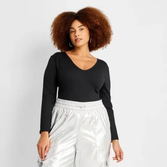 Women's Long Sleeve Slim Fit Reversible Seamless T-Shirt - A New Day&trade; image {4}