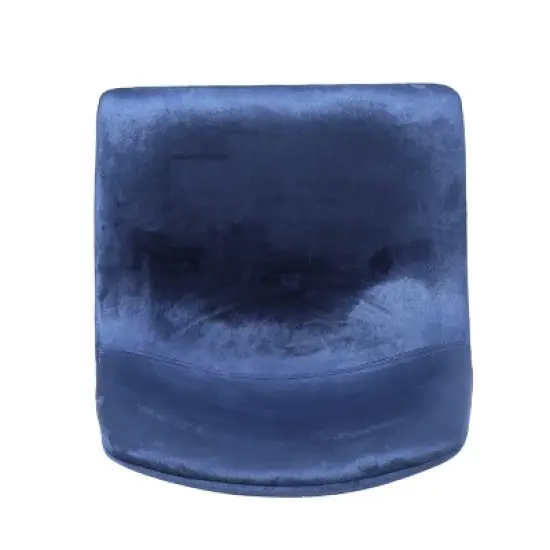 Cedric Modern Glam Velvet Counter Height Barstool Blue/Gold - Christopher Knight Home image {5}