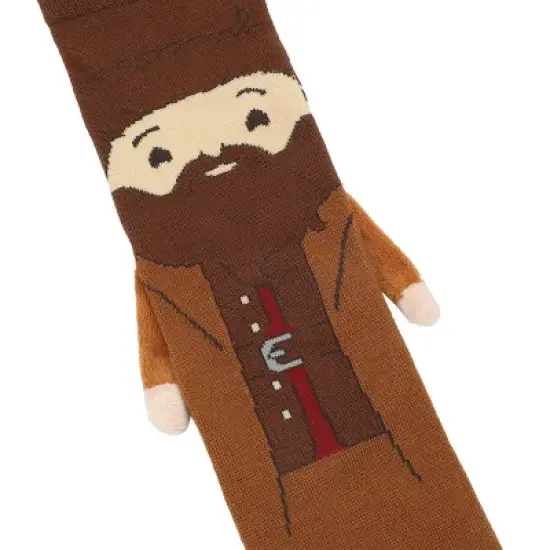 Harry Potter Harry & Hagrid Women's Casual Crew Socks With 3D Arms image {3}