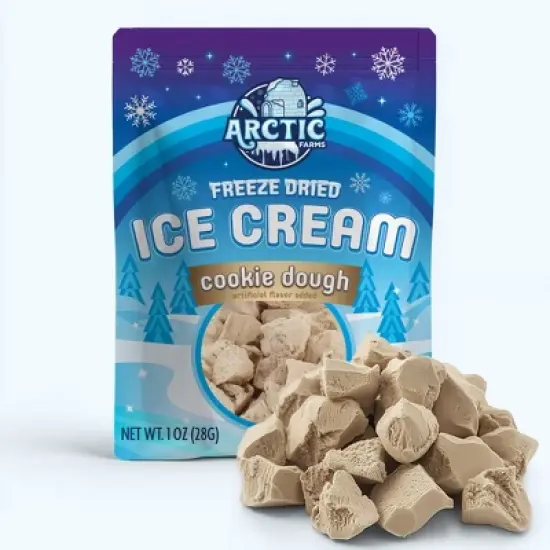 Arctic Farms Freeze Dried Ice Cream That Does Not Melt (Bits) (Cookie Dough) image {6}