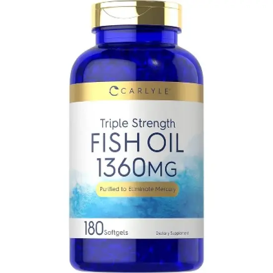 Carlyle Triple Strength Fish Oil 1360mg | 180 Softgels image {3}
